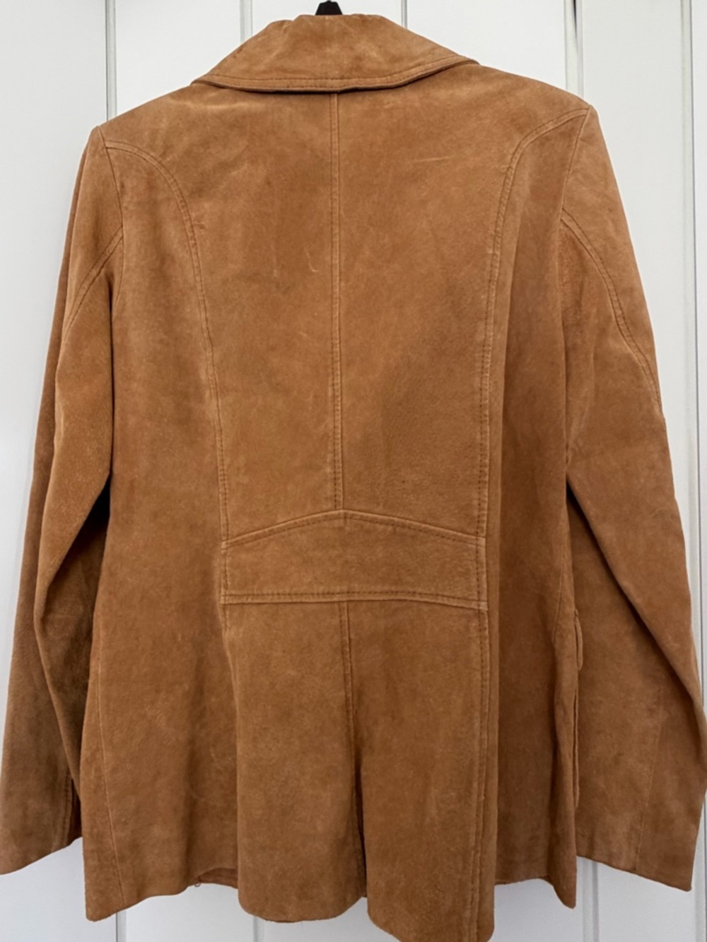 Columbia Women's Suede Cowhide‎ Leather Button-Front Jacket - Picture 2 of 7